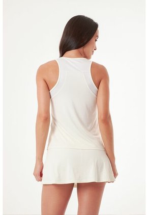 Camiseta Manga Sisa Ivory Para Mujer