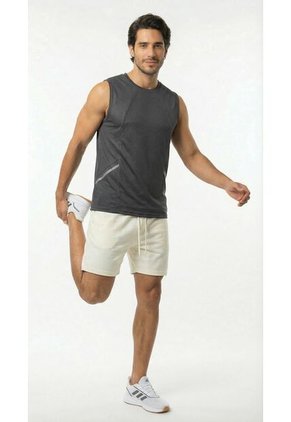 Pantaloneta Deportiva Blanca Para Hombre