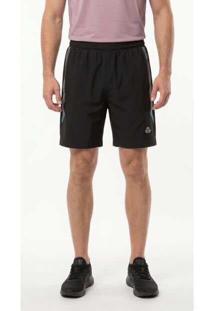 Pantaloneta Deportiva Negra Con Ciclista Para Hombre