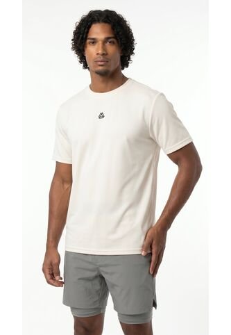 Camiseta Deportiva Cruda Manga Corta Para Hombre Belife