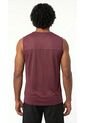 Camiseta Deportiva Burgundy Manga Sisa Para Hombre de Belife