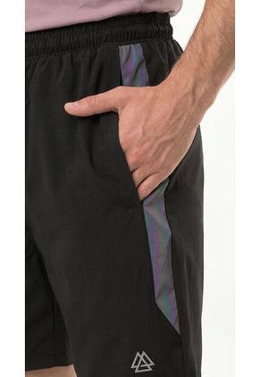 Pantaloneta Deportiva Negra Con Ciclista Para Hombre
