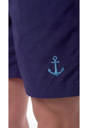 Pantaloneta Playera Azul Oscuro Para Hombre