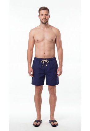 Pantaloneta Playera Azul Oscuro Para Hombre