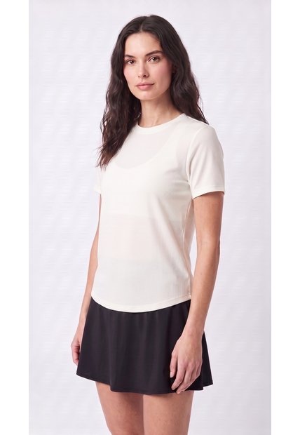 Camiseta Deportiva Ivory En Rib Para Mujer