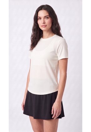 Camiseta Deportiva Ivory En Rib Para Mujer