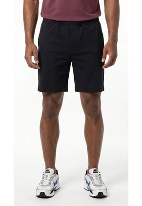 Bermuda Negra En Tejido De Punto Para Hombre