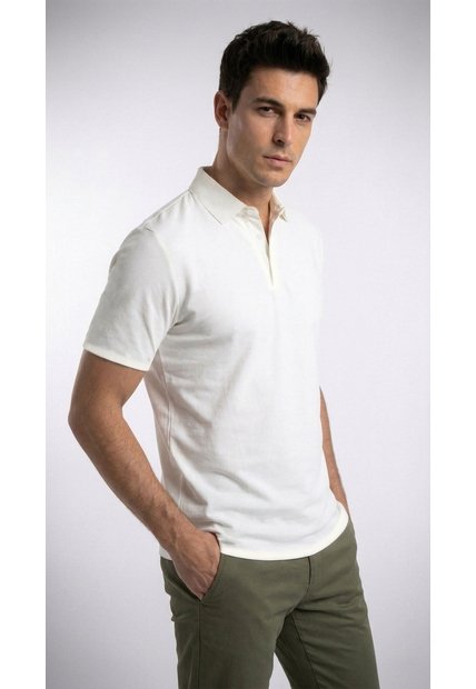 Polo Híbrida Ivory Para Hombre
