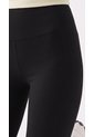 Leggings Deportivos Negros Con Rib Para Mujer de Belife