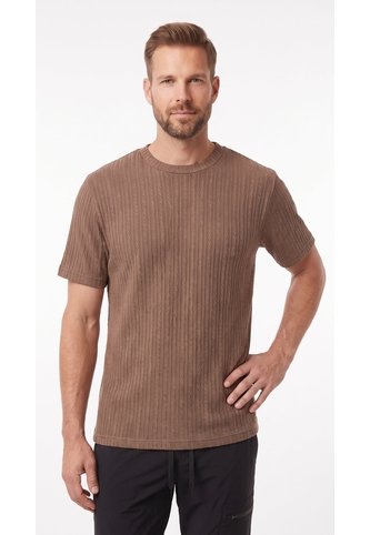 Camiseta Manga Corta Café Para Hombre Belife
