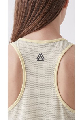 Camiseta Deportiva Limón Con Textura Para Mujer