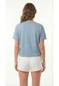 Camiseta Deportiva Azul Manga Corta Para Mujer de Belife