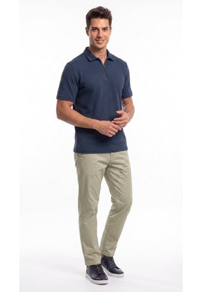 Pantalón Chino Caqui Para Hombre