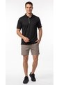 Polo Deportiva Negra Semi Ajustada Para Hombre de Belife