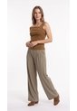 Pantalón Amplio Tabaco Para Mujer de Belife