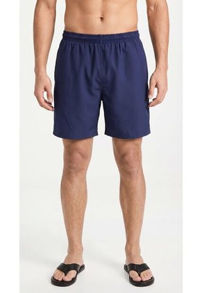 Bermuda De Playa Reversible Verde Estampada Para Hombre