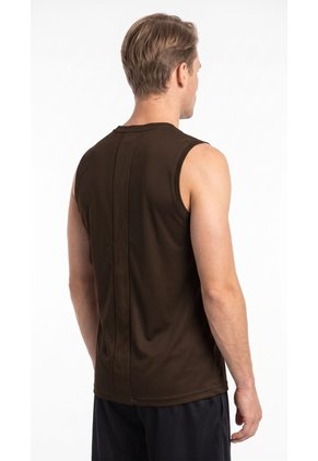 Camiseta Deportiva Sisa Café Para Hombre
