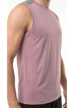 Camiseta Deportiva Morado Manga Sisa Para Hombre