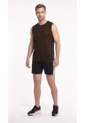 Camiseta Deportiva Sisa Café Para Hombre