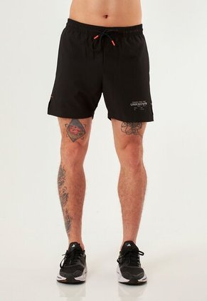 Pantaloneta Deportiva Negra Para Hombre