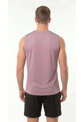Camiseta Deportiva Morado Manga Sisa Para Hombre