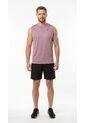 Camiseta Deportiva Morado Manga Sisa Para Hombre de Belife