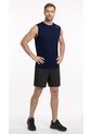 Camiseta Deportiva Manga Sisa Azul Para Hombre de Belife