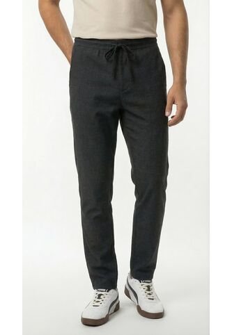 Pantalón Negro Jaspeado Para Hombre Belife