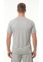 Camiseta Deportiva Gris Manga Ranglan Para Hombre de Belife
