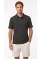 Camiseta Polo Negro Humo Para Hombre de Belife