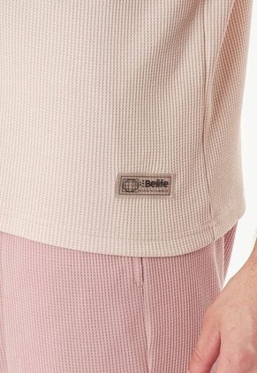 Camiseta Oversize Manga Corta Arena Para Hombre