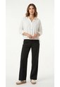 Blusa Blanca Manga Larga Ajustable Para Mujer de Belife
