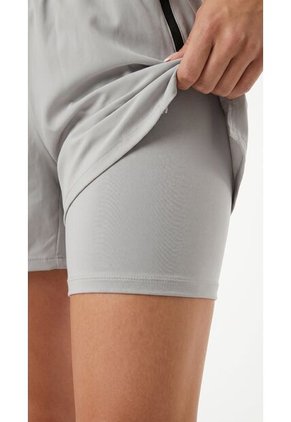Short Deportivo Gris Para Mujer Con Ciclista Interno