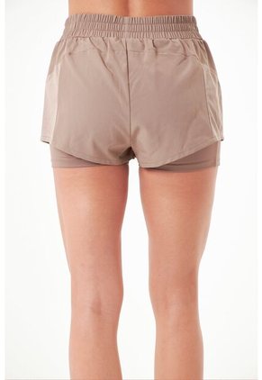 Short Deportivo Café Con Ciclista Para Mujer