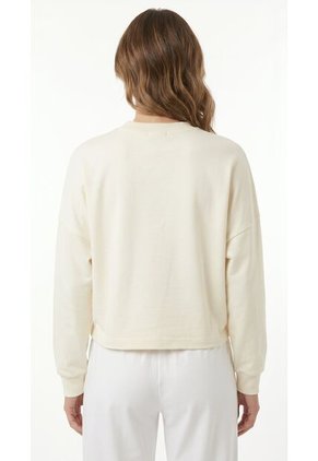 Buzo Deportivo Ivory Silueta Corta Para Mujer