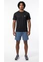 Camiseta Deportiva Negra Manga Ranglan Para Hombre de Belife