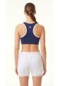 Top Deportivo Azul Con Contraste Ivory Para Mujer de Belife