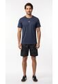 Camiseta Deportiva Azul Oscuro Manga Corta Para Hombre de Belife