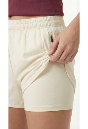 Short Crudo Con Ciclista Interno Para Mujer