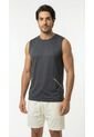 Camiseta Deportiva Gris Manga Sisa Para Hombre de Belife