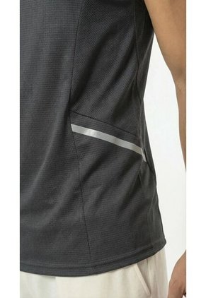Camiseta Deportiva Gris Manga Sisa Para Hombre