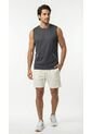 Camiseta Deportiva Gris Manga Sisa Para Hombre de Belife