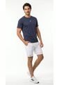 Pantaloneta Deportiva Blanca Con Ciclista Para Hombre de Belife