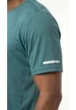 Camiseta Deportiva Verde Esmeralda Manga Corta Para Hombre de Belife