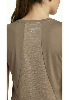 Camiseta Deportiva Café Para Mujer