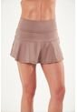 Falda Deportiva Café Con Ciclista Interno Para Mujer de Belife