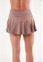 Falda Deportiva Café Con Ciclista Interno Para Mujer de Belife