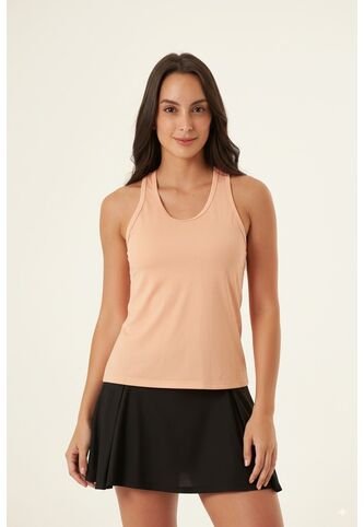 Camiseta Deportiva Manga Sisa Melón Para Mujer Belife