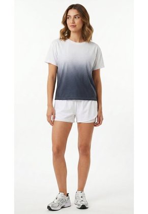 Camiseta Deportiva Degradé Gris Para Mujer