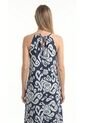 Vestido Largo Halter Estampado Para Mujer de Belife